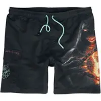 Disturbed Short de bain de - EMP Signature Collection - M - XXL - pour Homme - noir - Taille M