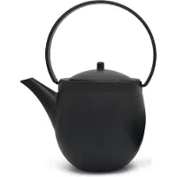 Bredemeijer - Theepot Sendai - gietijzer 1,2 L zwart met filter - theezeef (153200) (1.20 l)