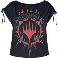 Magic the gathering Top Gaming de - Planeswalker - S - L - pour Femme - noir - Taille M