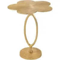 J-Line Table d'appoint tiana aluminium or