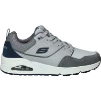 SKECHERS Uno - Retro One Sneakers Laag - Donkergrijs - Maat 40