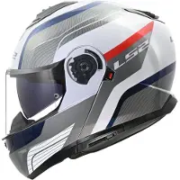 Hermann Hartje KG Casque modulable LS2 FF908 Strobe II Monza Noir Gris Rouge S