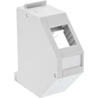 InLine 76203 Keystone SNAP-In support de module, simple pour profilé chapeau