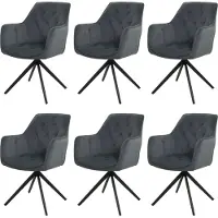 MCW Chaise de salle à manger -L80 (lot de 6)