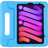 Just in Case Kids Cover Apple Ipad Mini 7 (2024) - Bleu