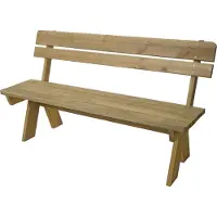 Mendler Banc de jardin -L66