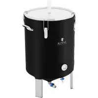 Royal Catering Cuve de fermentation - 60 L - 0 - 40 ?C - acier inoxydable - avec gaine isolante