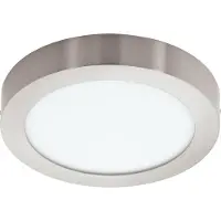 Eglo Connect Blanc et Couleur Fueva-C Rond Argent
