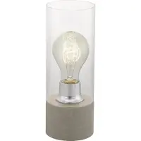 Eglo 94549 - lampe de table TORVISCO 1xE27/60W/230V gris