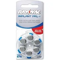 Rayovac Implant PRO+ Elemente für Cochlea-Implantate PR44 675, 60 Stk.