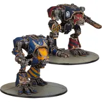 Games Workshop Warhammer Horus Heresy - Legions Imperialis : Warhound Titans With Ursus Claws And Melta Lances 03-45