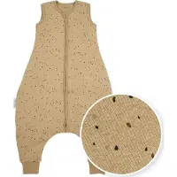 Meyco Baby Rib Mini Spot Tog 2.0 Sleeping Bag Beige 92 cm Enfants