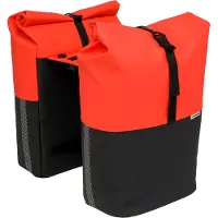 New Looxs - 393.539MIK - Sacoches de vélo - Nyborg Double MIK 34 L - noir-rouge