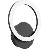 Eglo connect.z Smart-Home LED Applique Parrapos-Z, lampe murale, ZigBee, App etvocale Alexa, couleur de lumière blanc chaud/blanc froid, intensité lumineuse variable