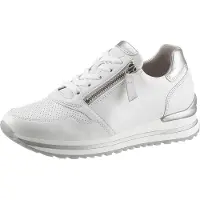 Gabor Baskets basses argent / blanc