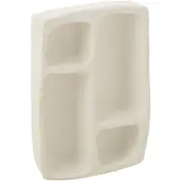 J-Line Etagere murale flint papier mache blanc small