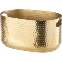 J-Line Sceau a champagne motif aluminium or