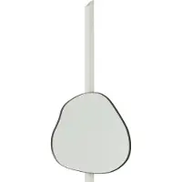 J-Line Miroir mural extrema fer/miroir noir medium