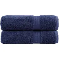 vidaXL Serviettes de bain de qualité supérieure SOLUND 2 pcs 600g/m²