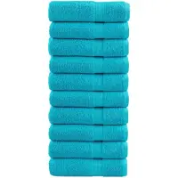 vidaXL Serviettes de douche de qualité supérieure SOLUND 10 pcs