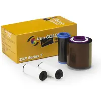 Zebra Zxp7 Ribbon Ymcko 250 Images Tape Multicolore