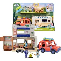 Moose Set Cruiser And Campervan Bluey Figure Multicolore Enfants