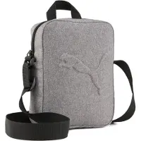 Puma Sac à bandoulière gris chiné / noir