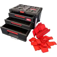 Milwaukee 4932493190 Packout Tool Case 2+1 Tiroirs