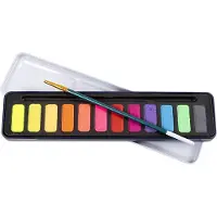 Creativ Company Set d'aquarelle Couleurs Pastel - 12 Couleurs