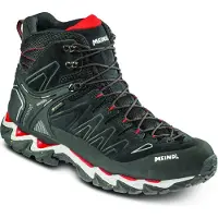 Meindl - Chaussures de randonnée journée en GORE-TEX - Lite Hike GTX Noir/Rouge en Cuir - Taille 41,5