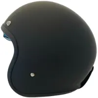 Apex JI100 Solid Noir Mat Casque Jet Taille L