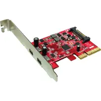 Roline - USB-Adapter - PCIe x4 Low-Profile - USB-C x 2