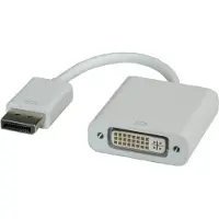 Roline DisplayPort-DVI Adapter 0,15 m Blanc