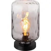 Globo Lighting Lampe de table design Darina verre de fumée