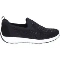 Ara Femmes, Chaussons, Pantofola di Lisbona, Noir, (39)