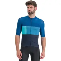 Sportful Snap Short Sleeve Jersey Bleu 2XL Homme