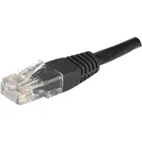 Dacomex Cordon patch RJ45 utp cat 6 noir - 5 m