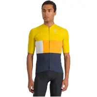Sportful Snap Short Sleeve Jersey Jaune M Homme