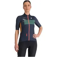 Sportful Breakout Supergiara Short Sleeve Jersey Bleu S Femme