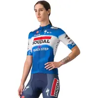 Castelli Competizione 3 W Soudal Quick-step 2024 Short Sleeve Jersey Bleu XL Femme