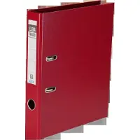 Pierre by Elba Chemise rado plast, largeur du dos : 50 mm, rouge DIN A4, couverture extérieure/intérieure en PVC (A4, 50 mm, 1 pcs)