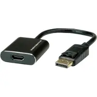 Roline Adaptateur DisplayPort-HDMI, v1.4, HDR 10, DP ST-HDMI BU, actif