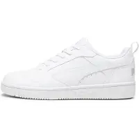 Puma Baskets basses 'Rebound V6' gris / blanc