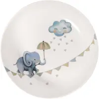 Villeroy & Boch - Walk Like An Elephant Assiette Creuse Pour Enfant - Bleu