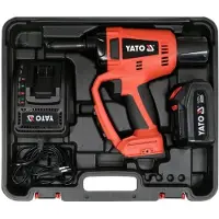 YATO Visseuse à rivets aveugles sans fil 18 V (1 batterie 3 Ah)