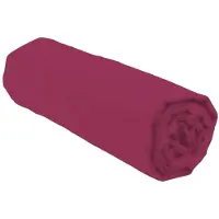 Lovely Home Housse de matelas ajustée Lovely Home LH71613 Fuchsia 90 x 190 + 30 cm