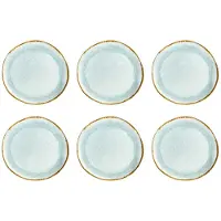 Medard de Noblat Coffret 6 Assiettes Plates D28cm