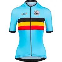Bioracer Belgium Icon Classic Short Sleeve Jersey Multicolore XL Femme