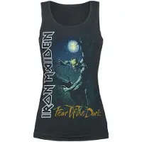 Iron Maiden Top de - Fear Of The Dark - S - XL - pour Femme - noir - Taille M
