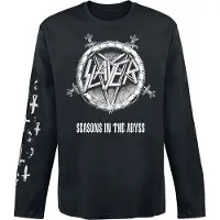 Slayer T-shirt manches longues de - Seasons In The Abyss - S - XXL - pour Homme - noir - Taille M